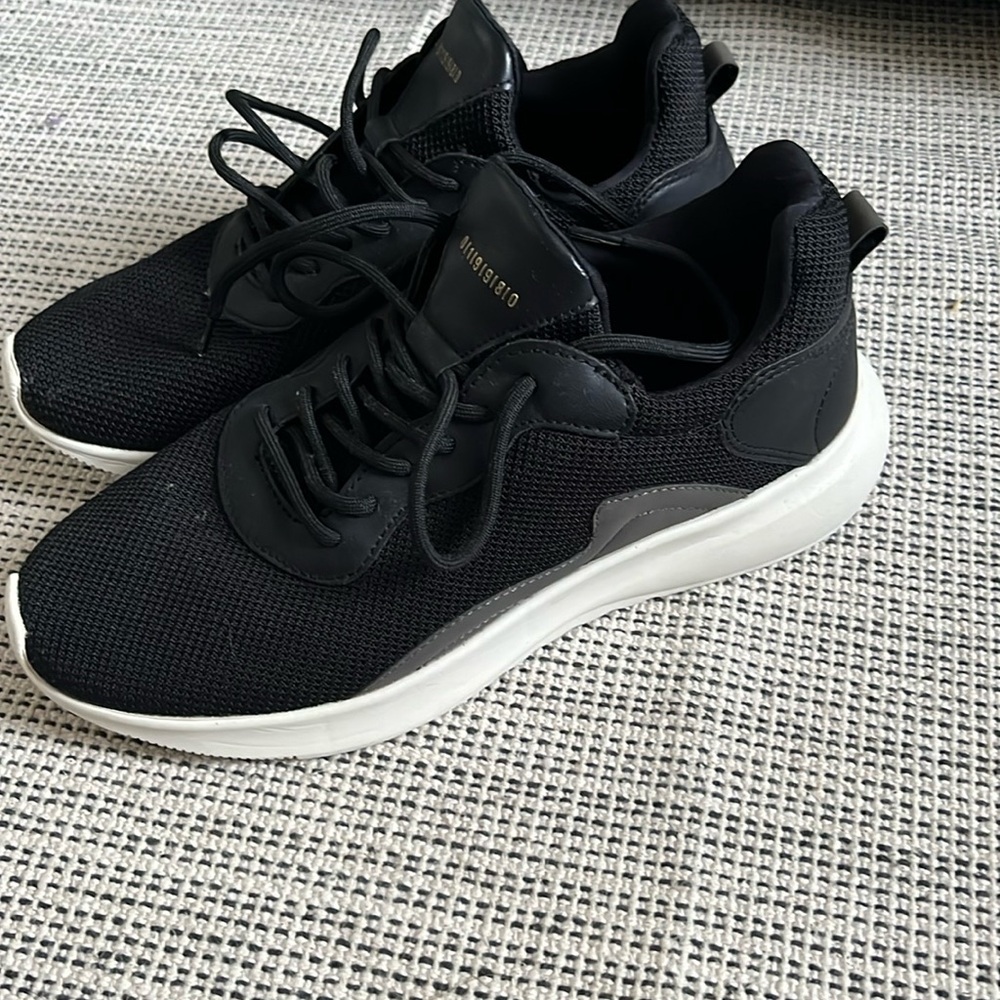 BERSHKA Sneakers black/grey Size6/EU39